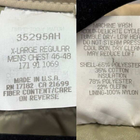 Vintage Walls Blizzard Pruf Coat Beige Thinsulate Full Zip Jacket Western - Picture 13 of 14